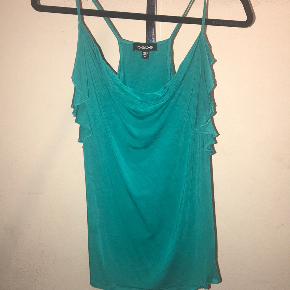 BEBE Emerald Green Tank XS